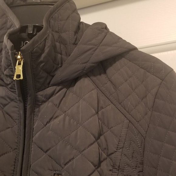 JONES NEW YORK Quilted Jacket with hood - Picture 5 of 12